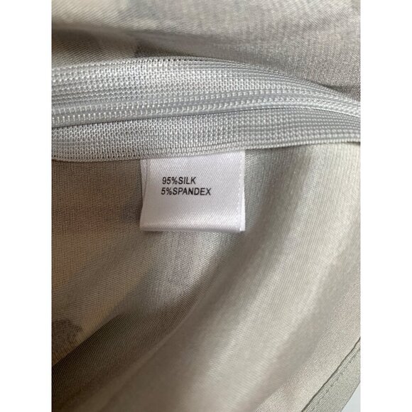 St. John Womens Sleeveless Geometric Print Blouse Size 10 - Picture 6 of 6